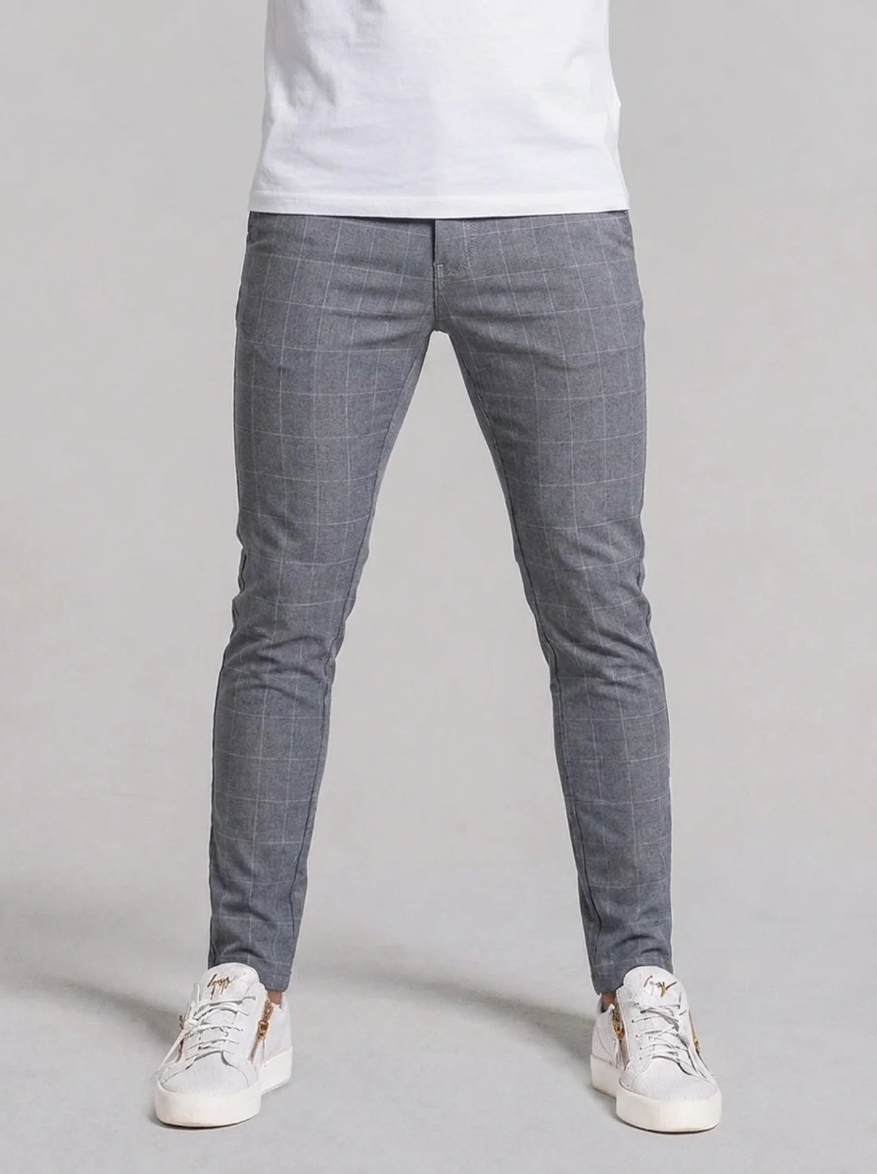 Leone Stretch Pants - Grey