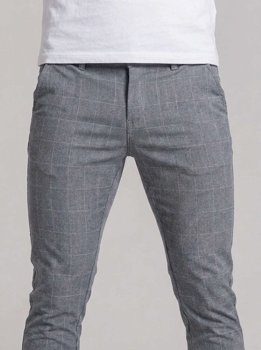 Leone Stretch Pants - Grey