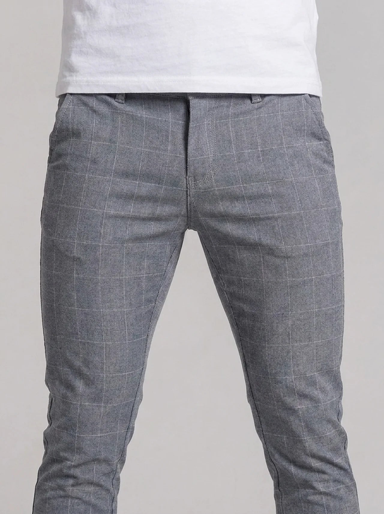 Leone Stretch Pants - Grey