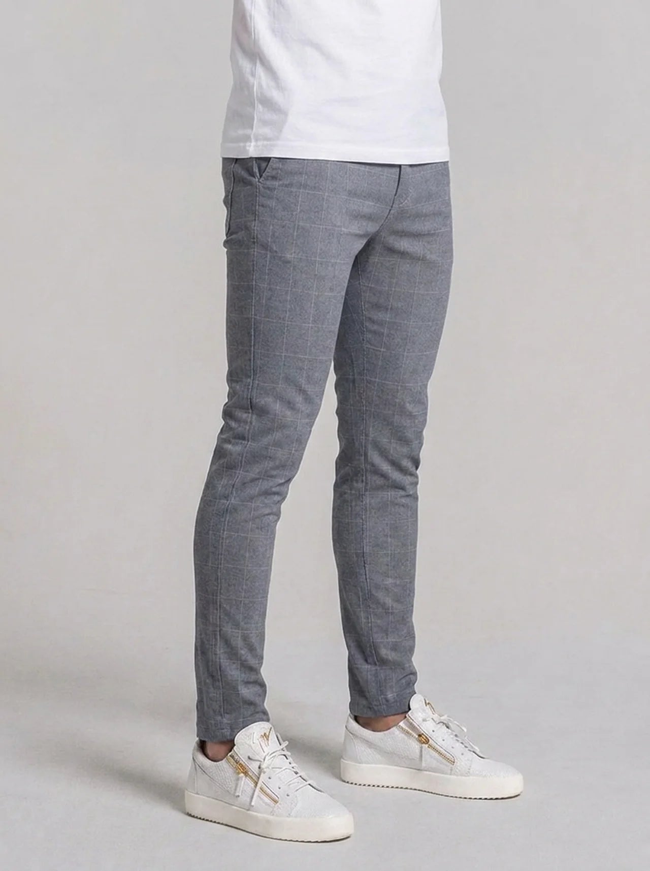 Leone Stretch Pants - Grey