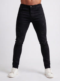 The Lucio Jeans - Ripped Black