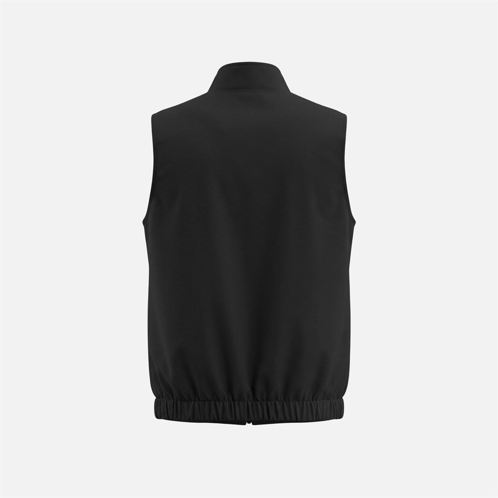 Massimo Reversible Gilet - Black & Beige