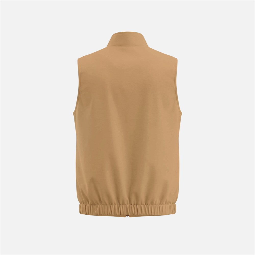 Massimo Reversible Gilet - Brown & Khaki
