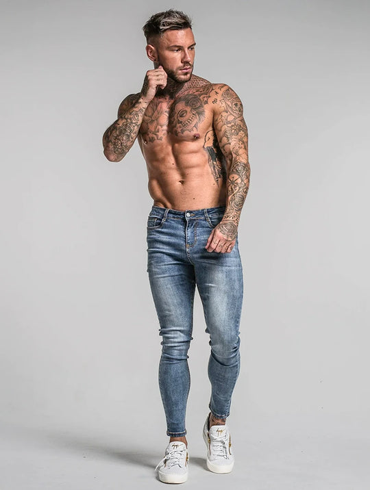 The Milano Jeans - Plain Blue