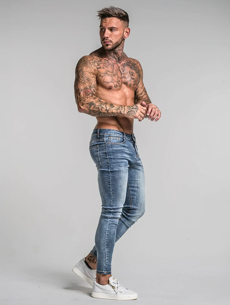 The Milano Jeans - Plain Blue