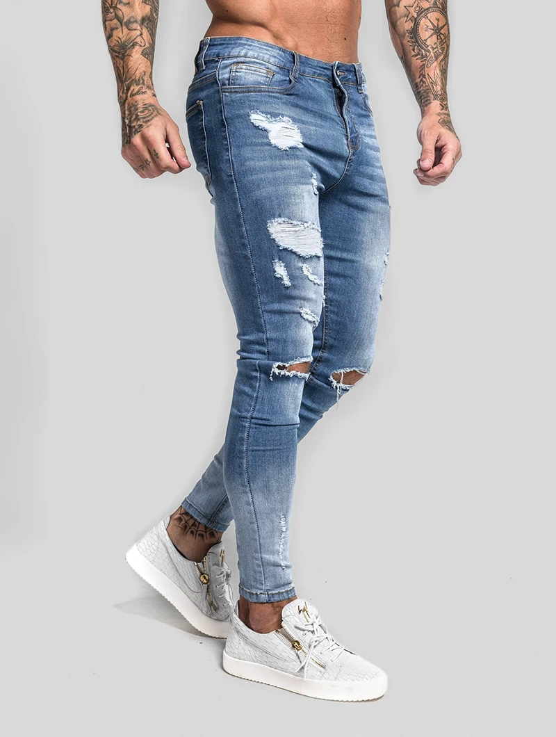 The Milano Jeans - Ripped Dark Blue