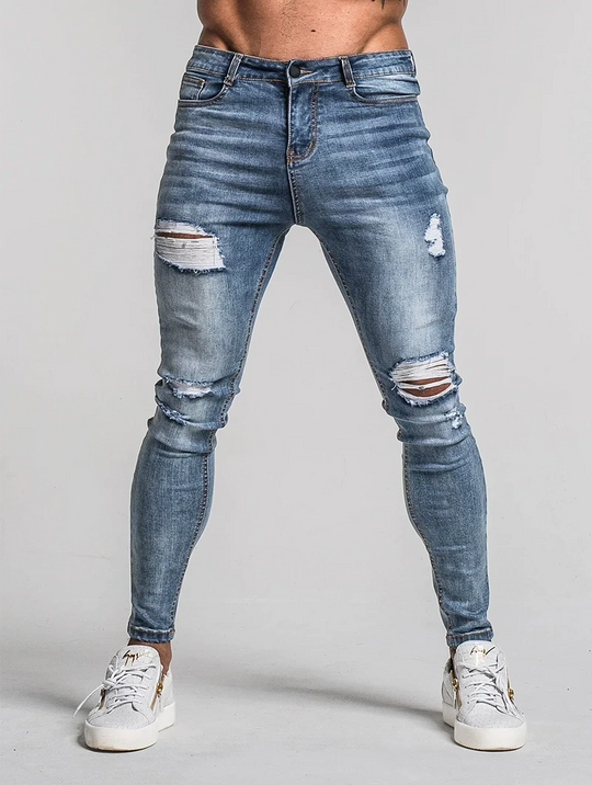 The Milano Jeans - Ripped Light Blue