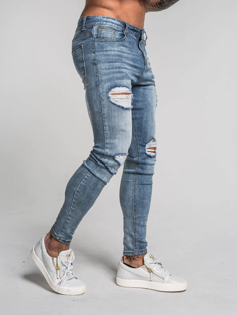 The Milano Jeans - Ripped Light Blue
