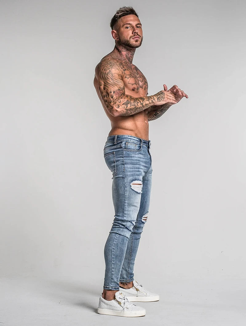 The Milano Jeans - Ripped Light Blue