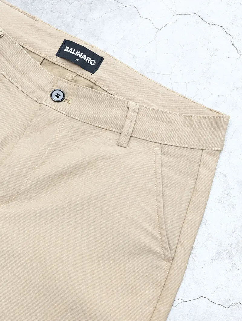 Noa Stretch Calças - Caqui