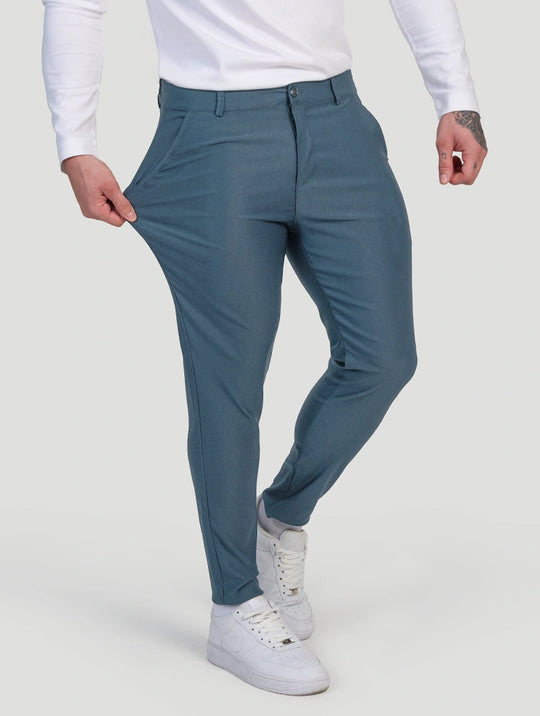 Noa Stretch Pants - Light Blue