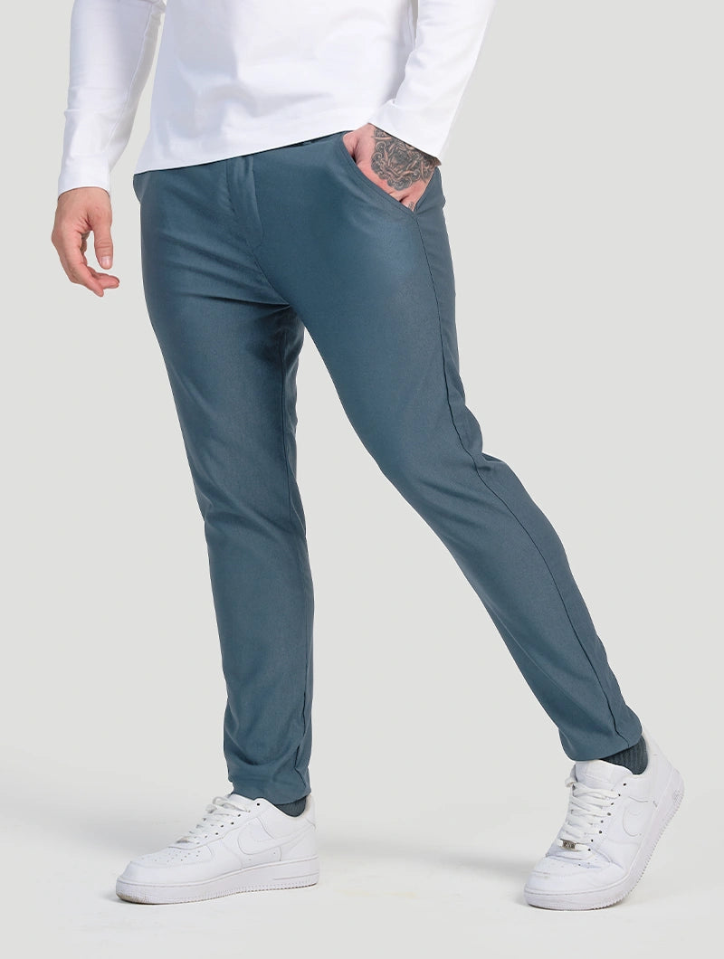 Noa Stretch Pants - Light Blue
