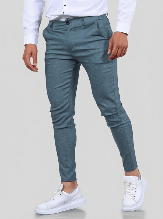 Noa Stretch Pants - Light Blue