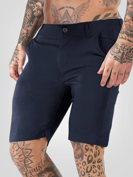 Noa Stretch Shorts - Navy Blue