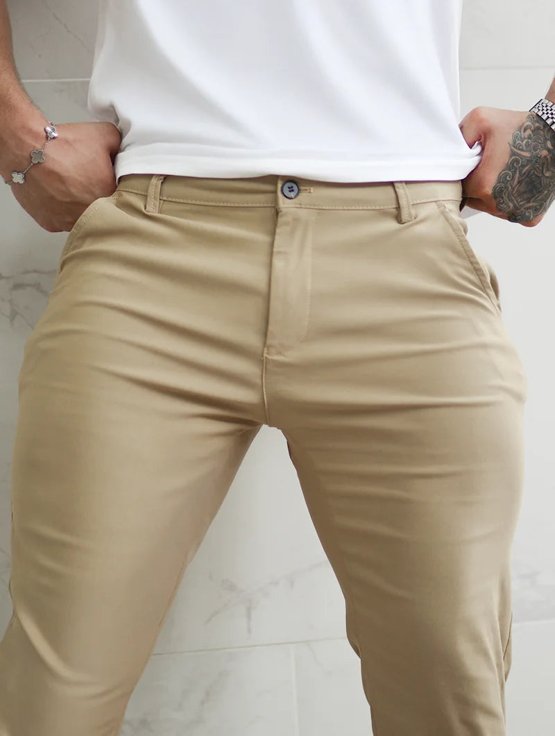 Noa Stretch Pants - Khaki