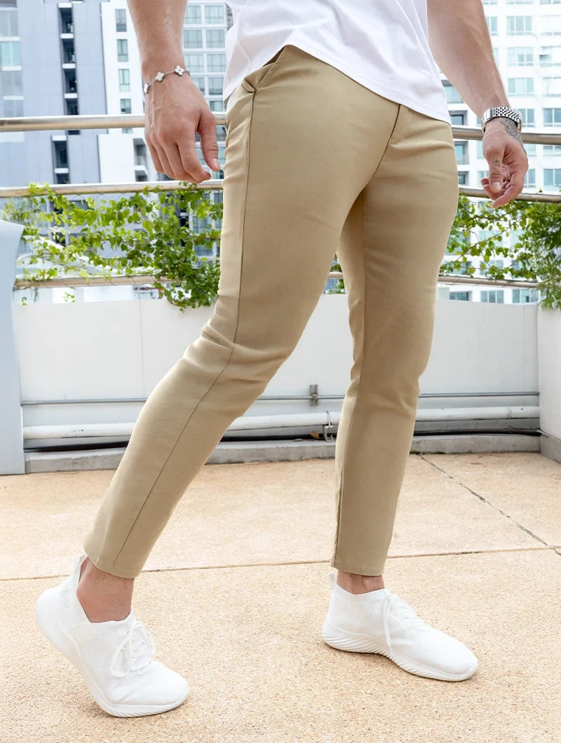 Noa Stretch Pants - Khaki