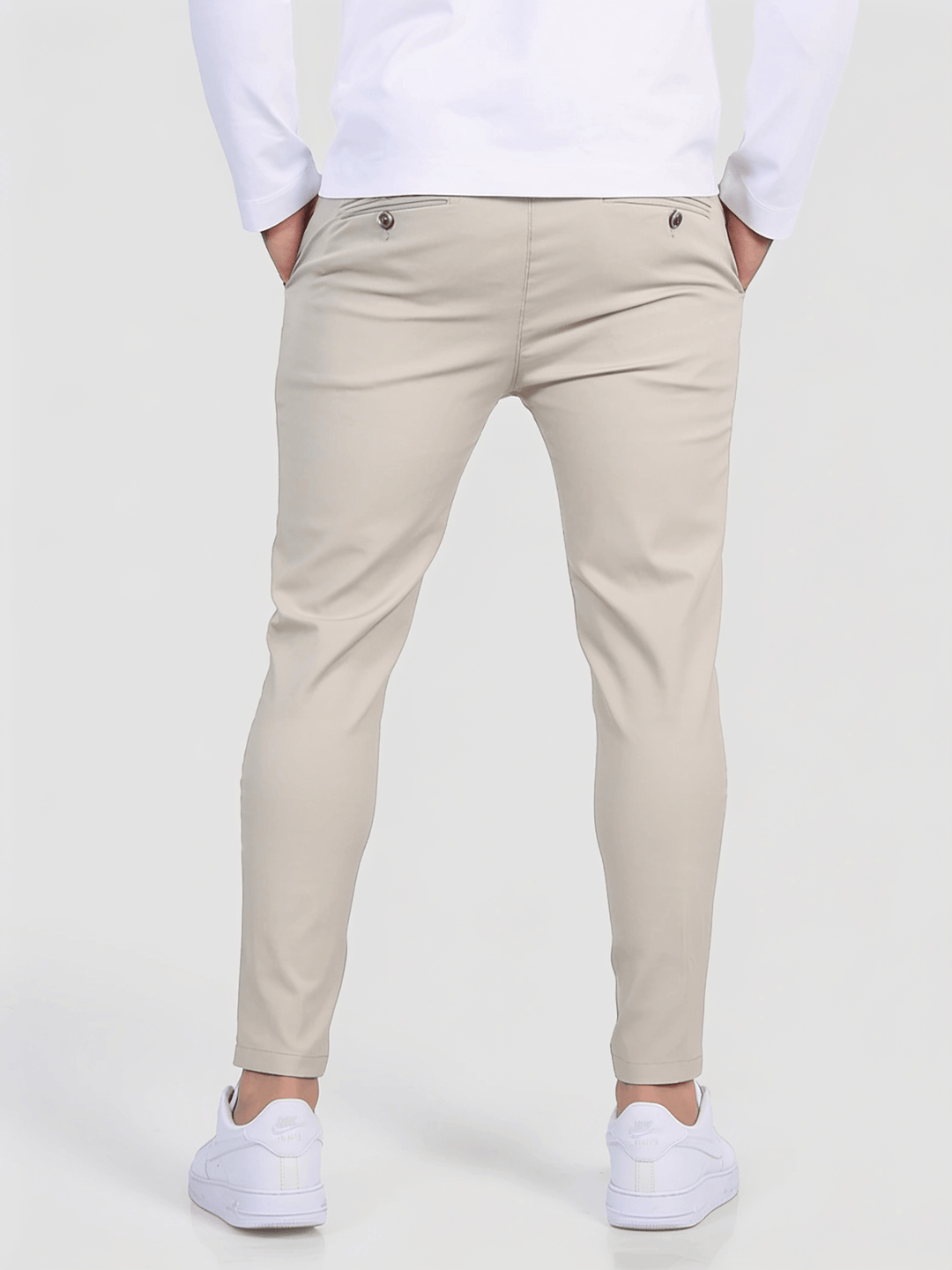 Noa Stretch Pants - Beige