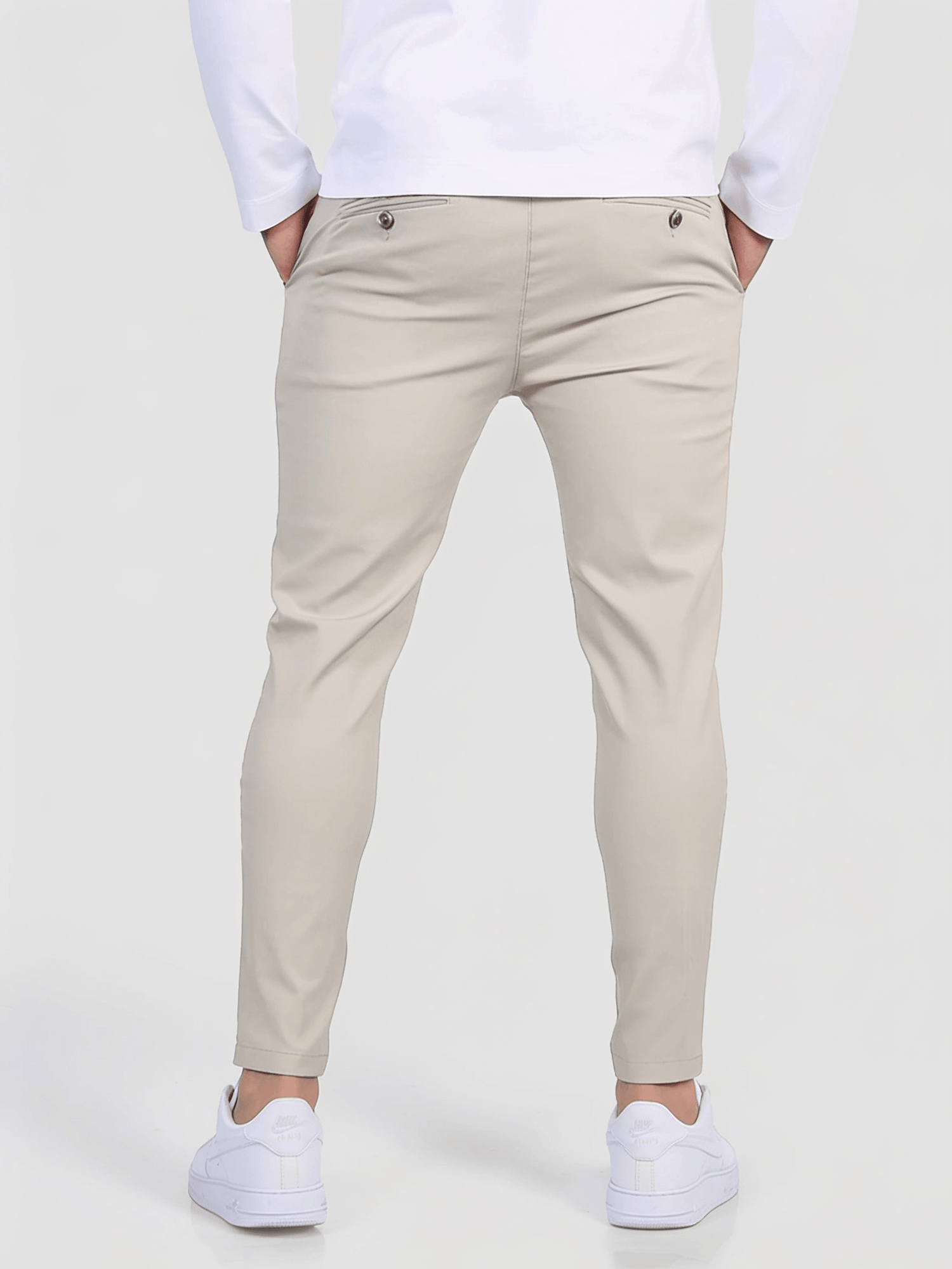 Noa Stretch Pants - Beige