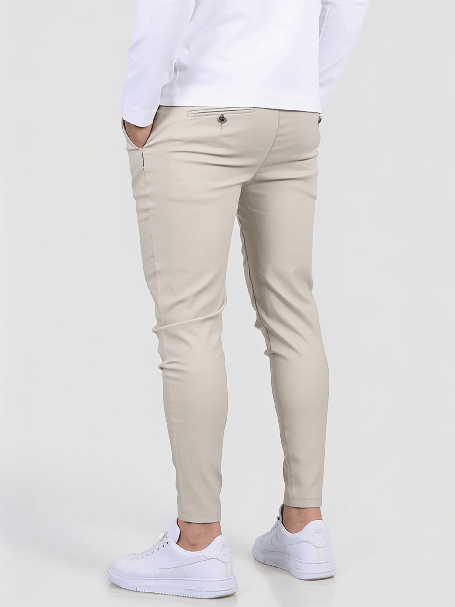 Noa Stretch Pants - Beige