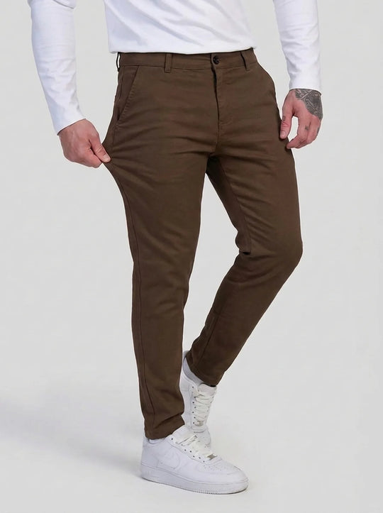 Noa Stretch Pants - Brown