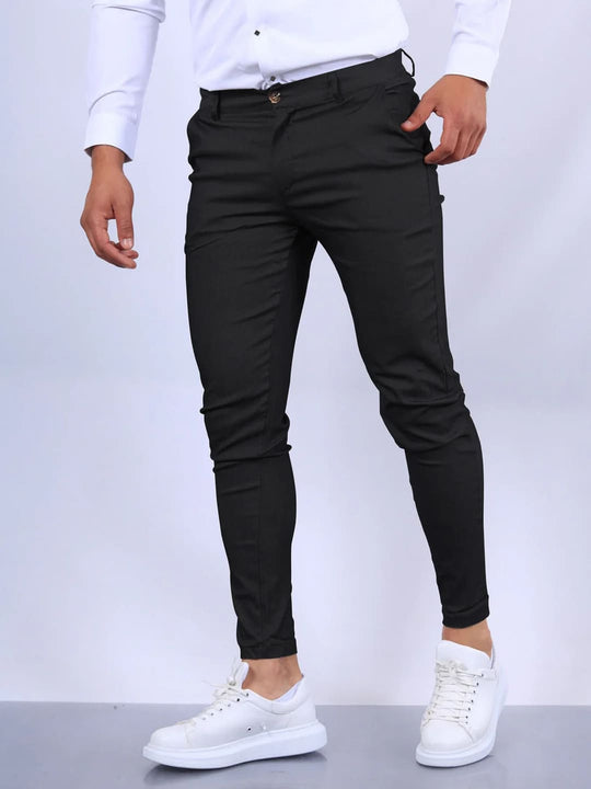 Smart Fit Set | Noa Pants Black + Aleano White T-Shirt