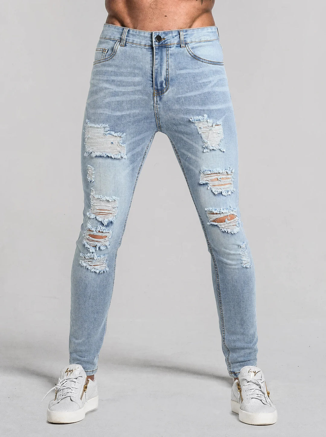 The Orlando Jeans - Ripped Light Blue