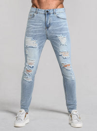 The Orlando Jeans - Ripped Light Blue