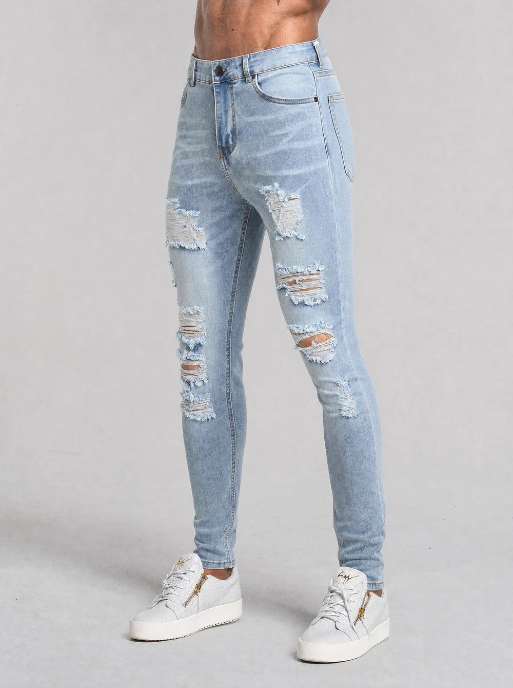 The Orlando Jeans - Ripped Light Blue