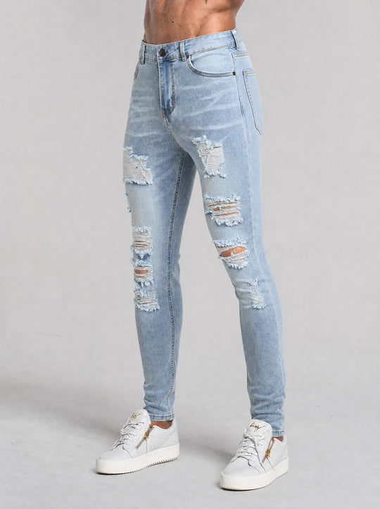 The Orlando Jeans - Ripped Light Blue
