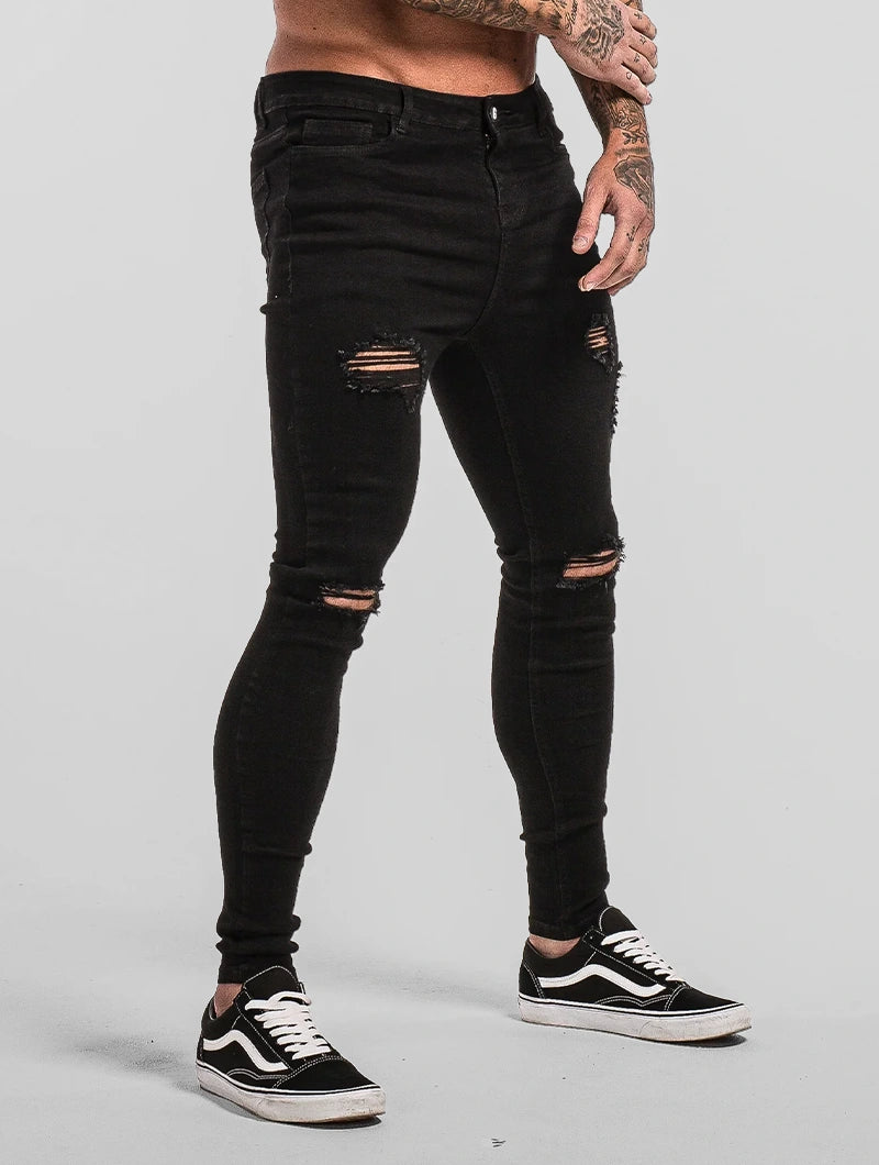 Paul Denim Jeans - Nero Strappato