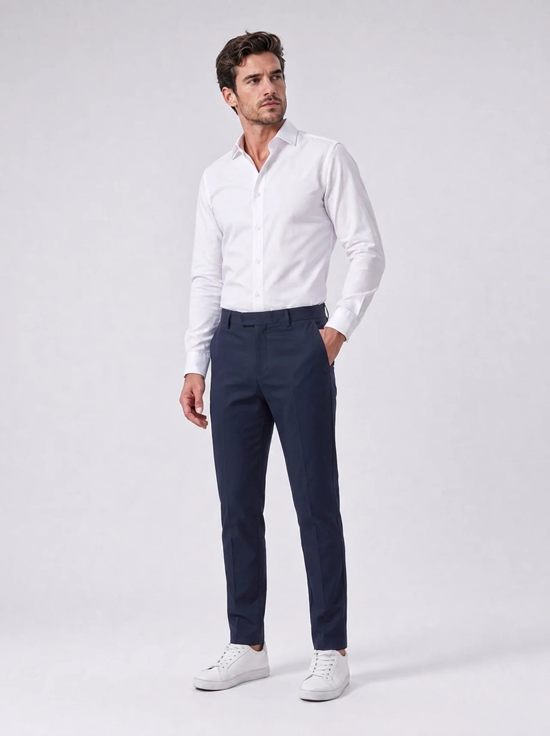 Rafael Slim Chino - Navy Blue