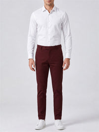 Rafael Slim Chino - Burgundy