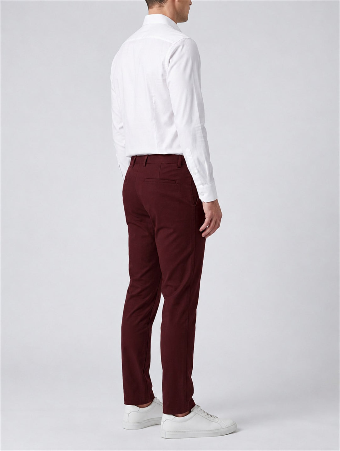 Rafael Slim Chino - Burgundy