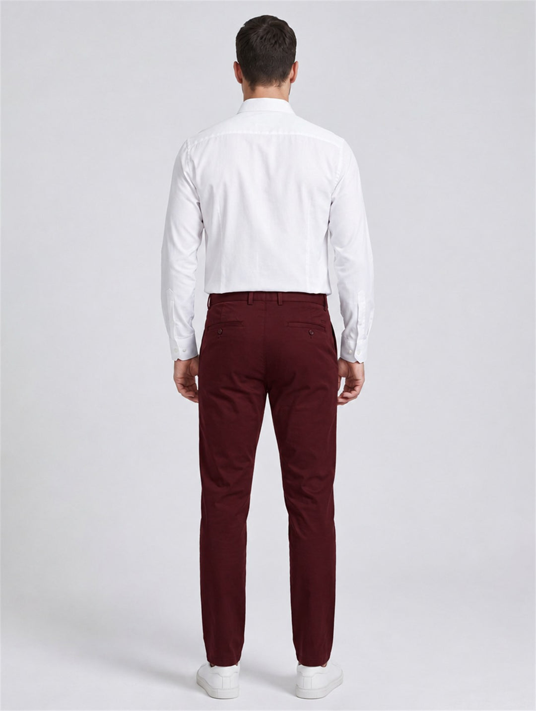 Rafael Slim Chino - Burgundy