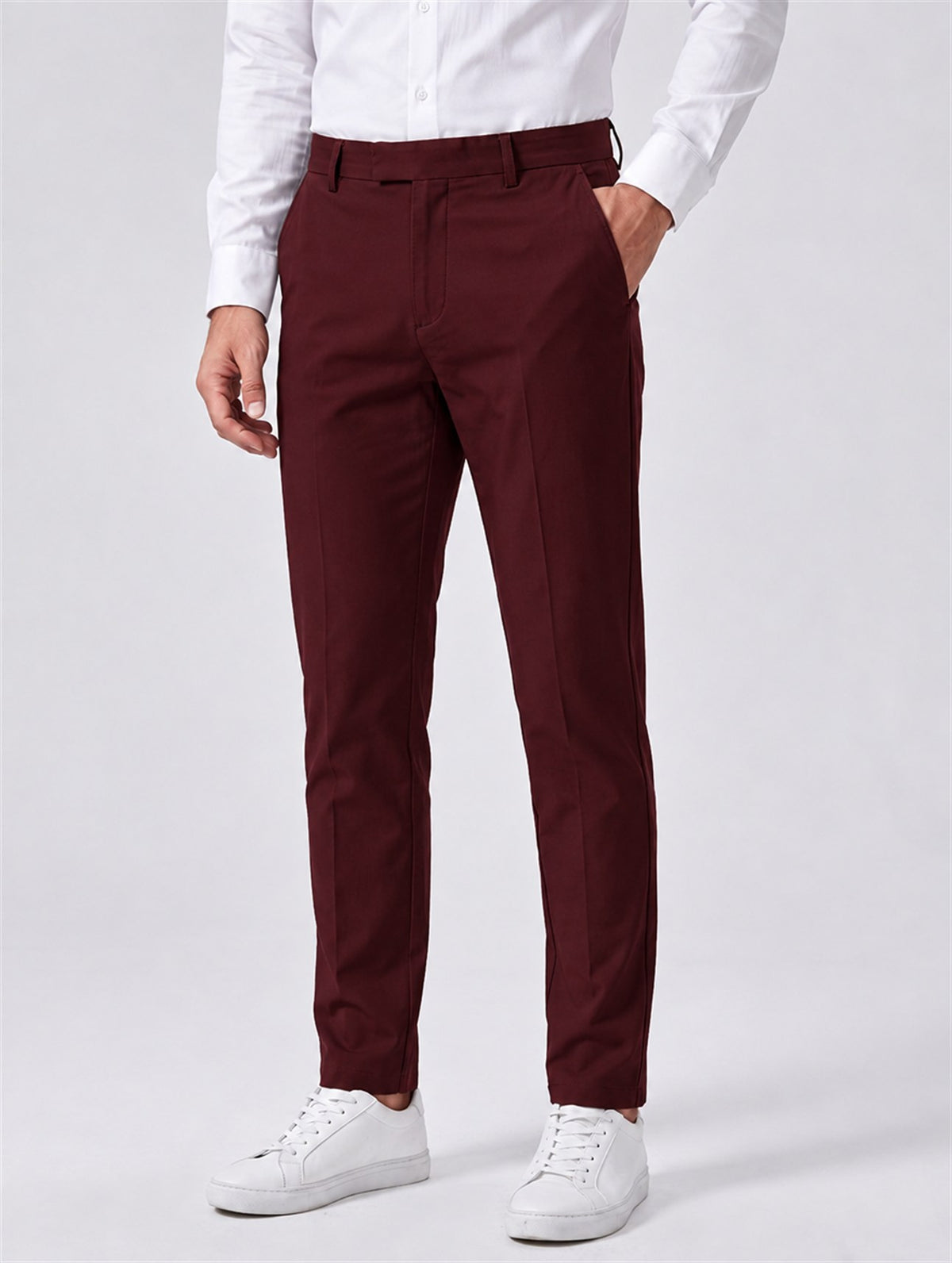 Rafael Slim Chino - Burgundy