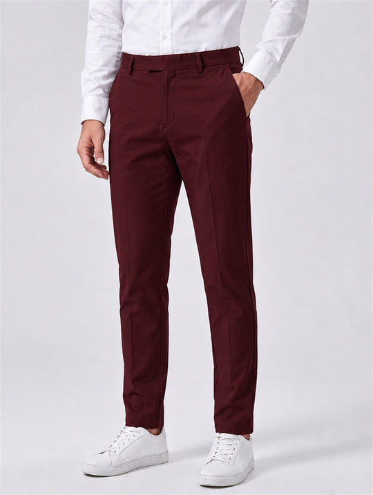Rafael Slim Chino - Burgundy