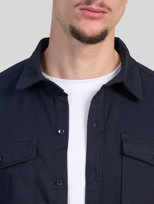 Simon Overshirt - Navy Blue
