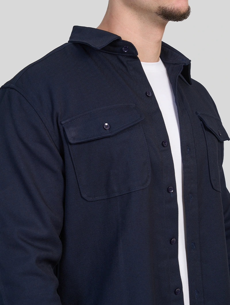Simon Overshirt - Navy Blue