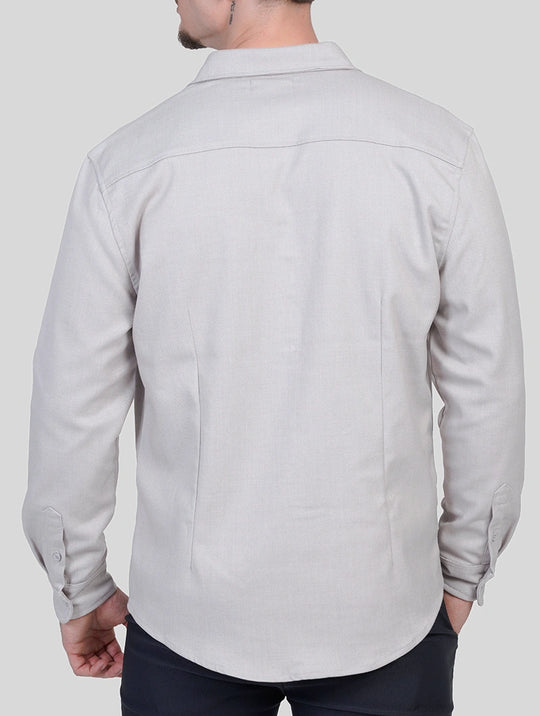 Simon Overshirt - Light Grey