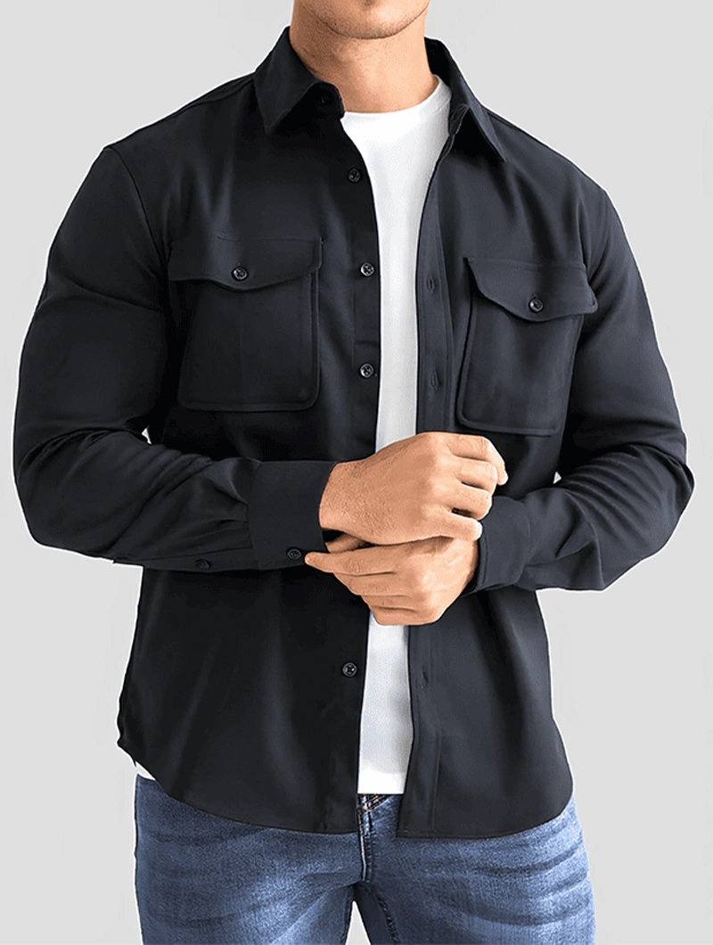 Simon Overshirt - Black