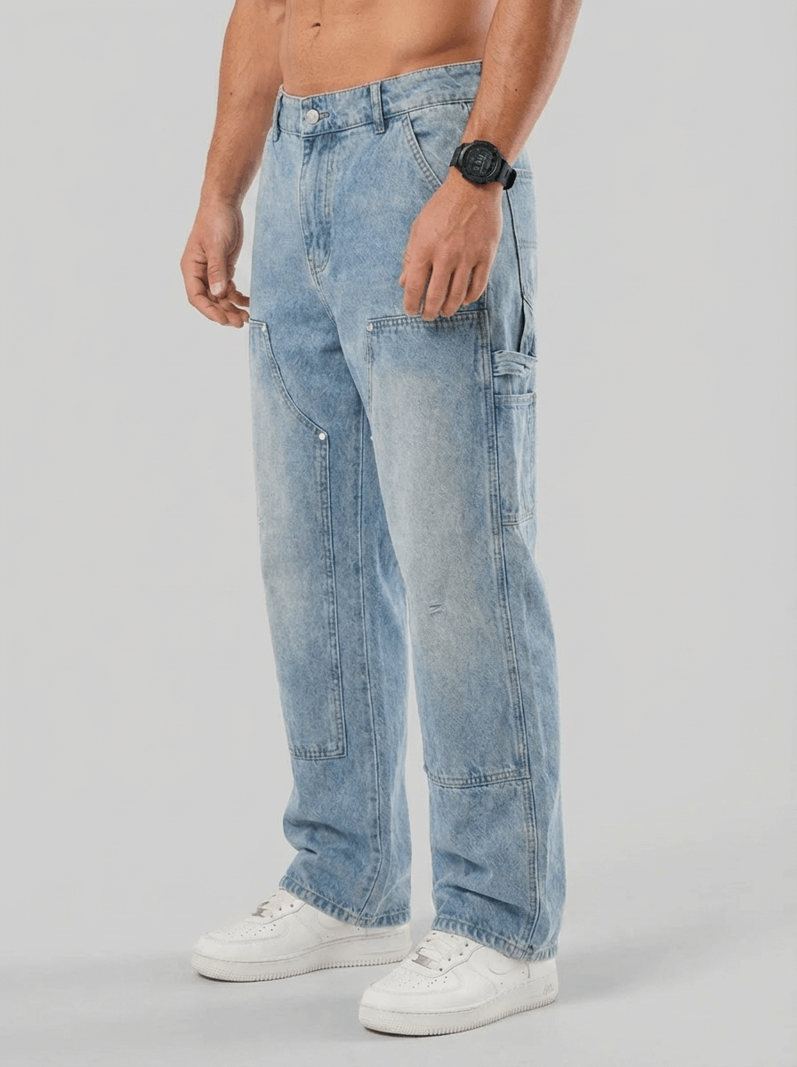 Tadeo Carpenter Jeans - Light Blue