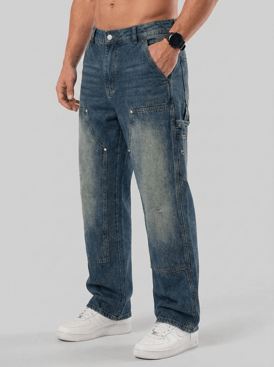 Tadeo Carpenter Jeans - Washed Stone Blue