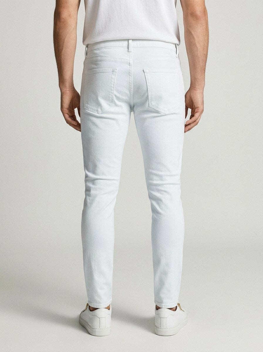 The Andres Jeans - White