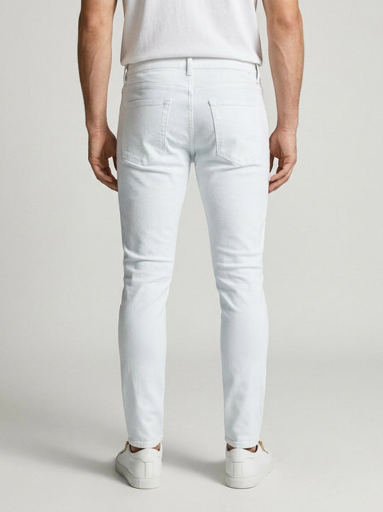 The Andres Jeans - White