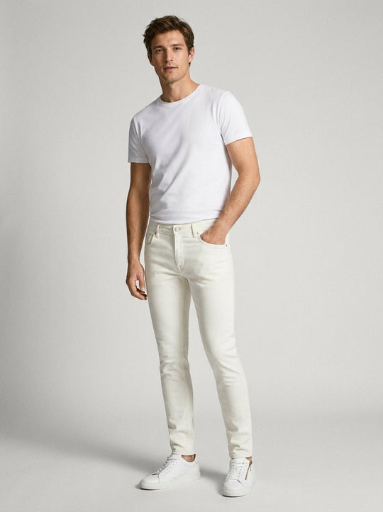 The Andres Jeans - White