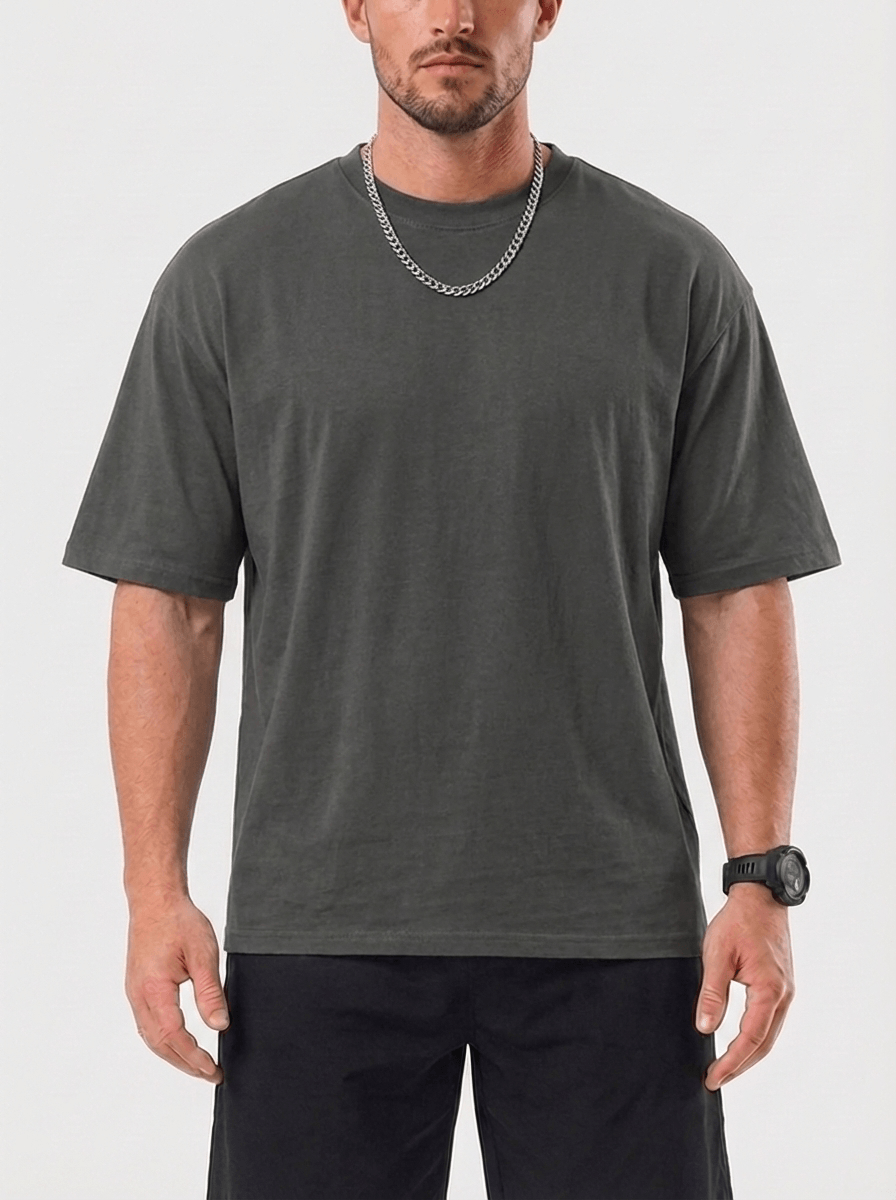 T-shirt Oversized Trevo - Grigio