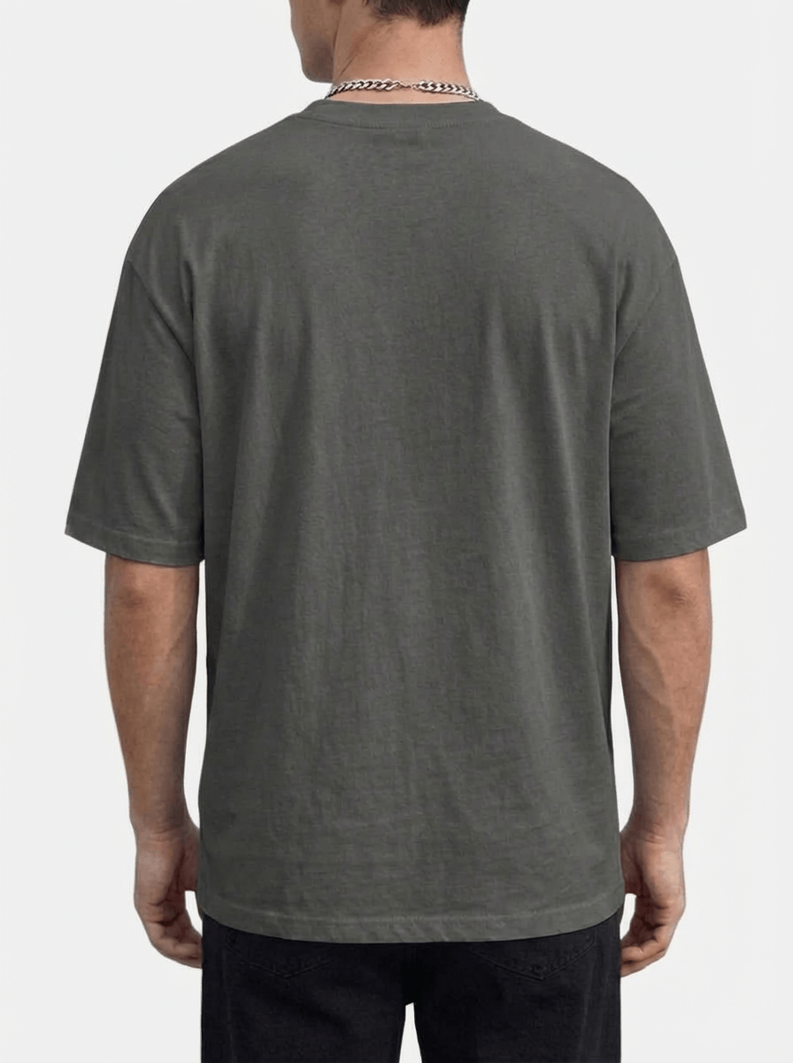 T-shirt Oversized Trevo - Grigio