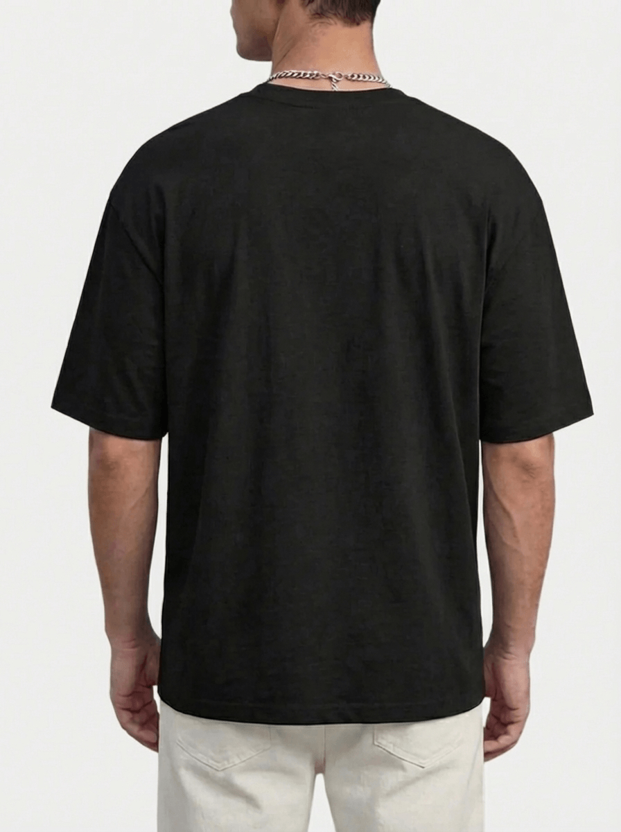 T-shirt Oversized Trevo - Nero