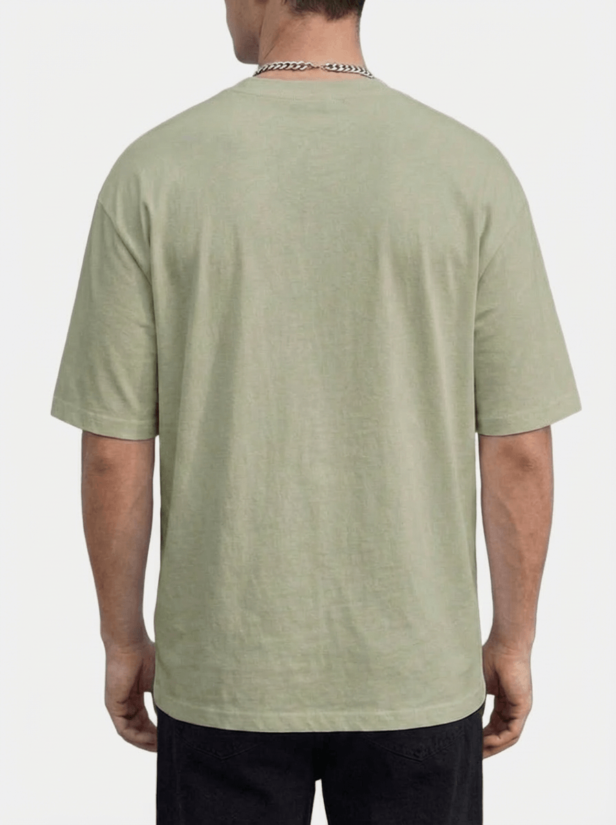 T-shirt Oversized Trevo - Verde Khaki