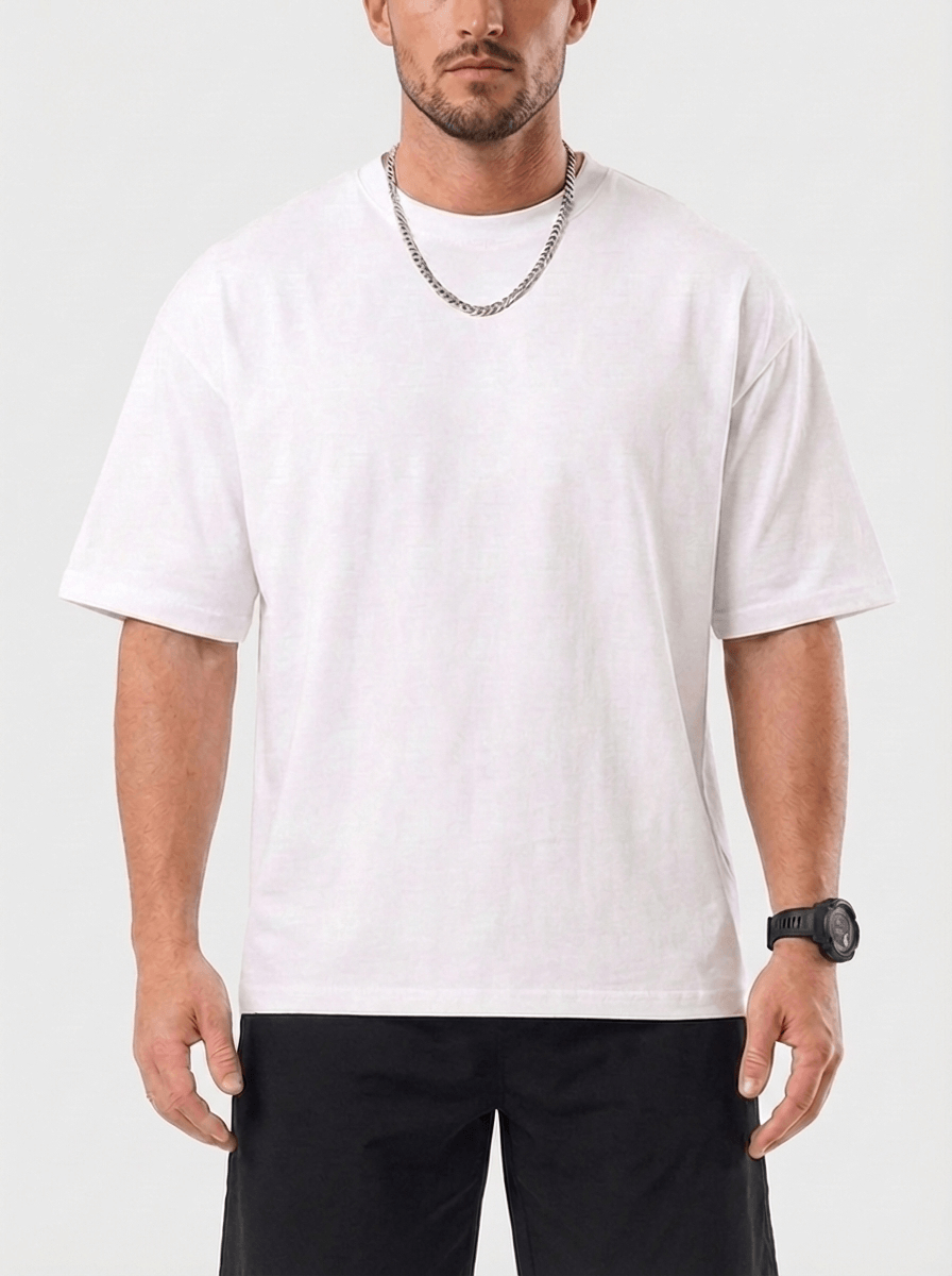 T-shirt Oversized Trevo - Bianco